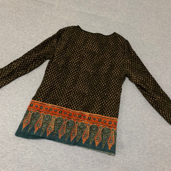 Graphic Vintage long sleeve blouse - Picture 3 of 4